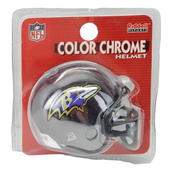 New Riddle Sports Mini Color Chrome Football Helme - Picture 14 of 16